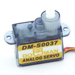 [1745202] DORCRCMAN DM-S0037 0.65kg Torque 4.8-6V 3.7g Plastic Gear Digital Micro Servo Compatible Futaba JR SANWA Hitec For RC Airplane