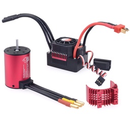 [1746608] SURPASS HOBBY 3650 Brushless Waterproof Motor 2300KV 45A Waterproof ESC For 2S 3S1/10 RC Car Vehicle Parts
