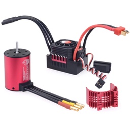 [1746855] Surpass Hobby 3650 Brushless Waterproof 3600KV Motor 60A Waterproof ESC For 1/10 2S 3S Off Road RC Car Vehicle Models Parts
