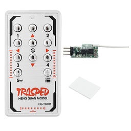 [1748645] HG P806 TRASPED 1/12 Heavy RC Trailer Spare Radio Transmitter Receiver Board TBASS-02 Car Vehicles Model Parts