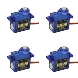 [1002288] 4X SG90 Mini Micro Digital Servo 9g For RC Models