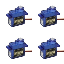 [1002288] 4X SG90 Mini Micro Digital Servo 9g For RC Models