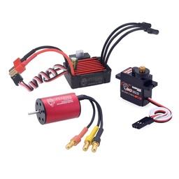[1753863] Surpass Hobby KK 2030 6500KV Brushless Motor 25A Brushless ESC 9G Digital Servo Brushless Set for RC Car Model Parts