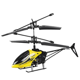 [1764028] 2CH Fall Resistant Remote Control Mini Helicopter with LED Light for Children Outdoor Toys