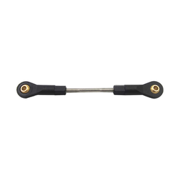 [1772511] Ph2.5mm*M3 55mm/65mm/75mm/85mm/95mm L30MM Multiple Adjustable Push Rod+Rod End Ball Joint Linkage Set Assembly Servo Connecting Rod Stainless Steel for RC Airplane Aircraft Boat