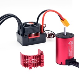 [1774524] Surpass Hobby KK 3660 3100kv Brushless Motor 80A XT60 Brushless ESC Set for 1/10 RC Car Model Parts