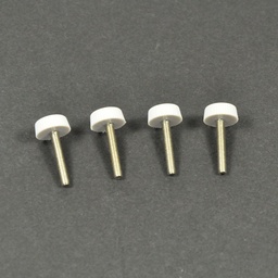 [1776548] 10PCS M3*20mm White Plastic Head Screws for RC Airplane Cockpit