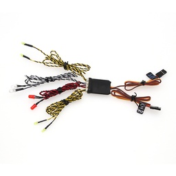 [1776987] LJF Linkage 8 Lights Flat Running Light Group Turn Signal Brake Light for RC Car Model Parts