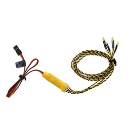 [1777189] LJF Linkage 4 Lights Flat Running Light Group Turn Signal Brake Light for RC Car Model Parts