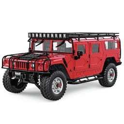 [1782544] HG P415 Upgraded Light Sound 1/10 2.4G 16CH RC Car for Hummer Metal Chassis Vehicles Model w/o Battery Charger