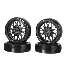 [1793843] 4PCS WPL D12 Micro Card Simulation Drift Tire Racing Vehicle Models RC Car Parts R505