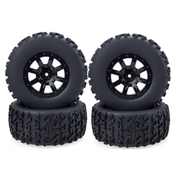 [1799505] 4pcs ZD 1/10 Short Truck RC Car Wheel Tire for Thunder SC-10 Vehicle Models Parts