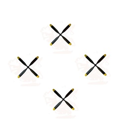 [1804317] 4pcs Volantex RC 768-1 Mustang P-51D Warbird RC Aiprlane Spare Part 4-Blade 3.0mm Propeller