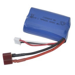 [1804860] HBX 16890 16889A 16889 PRO FC600 Li 7.4V 1500mah Battery T Plug for 1/16 RC Car Vehicle Models Parts 5.5*2*10.5 cm