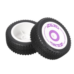 [1805767] 2PCS Wltoys 124019 1/12 RC Car Spare Front/Rear Tires Wheels 1826 1827 Vehicles Model Parts