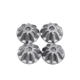 [1805830] 4PCS Wltoys 124016 124017 124018 124019 12429 1/12 RC Car Spare Zinc Alloy 10T Diff Small Planetary Gear 1271 Vehicles Model Parts