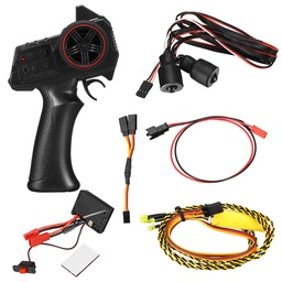 [1807049] WPL D12 RC Car LED Light Transmitter Receiver ESC Vehicle Models Parts