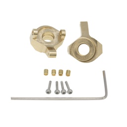 [1807080] 2PCS Brass Steering Knuckle Cup for Axial SCX24 90081 RC Car Vehicles Model Spare Parts
