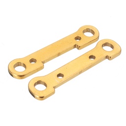 [1807127] 2PCS Wltoys 124017 124019 1/12 RC Car Spare Metal Front/Rear Swing Arm Reinforce Plate 1834 1835 Vehicles Model Parts