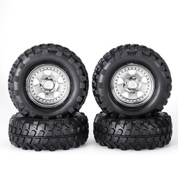 [1812075] 4PCS HG P409 P417 1/10 RC Spare Tires Wheels A4MQC-58 Car Vehicles Model Parts