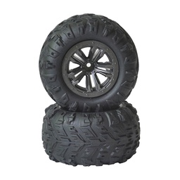 [1812317] 2PCS XLF F16 F17 F18 1/14 RC Car Spare Tires Wheels Vehicles Model Parts