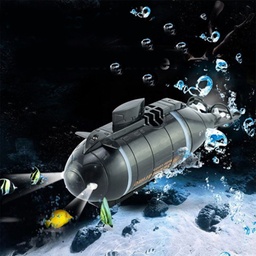 [1815117] Mini RC Submarine 40MHz 6 Channels Diving Floating RC Boat Gifts for Kids