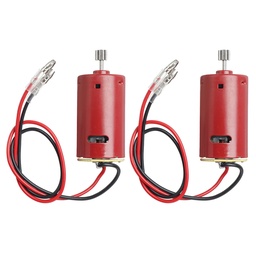 [1820418] 2PCS Heng Long 380/390 Brushed Motor Bullet Plug for 6.0 1/16 RC Tank Drive Gearbox Vehicle Model Spare Parts