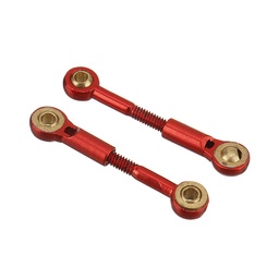 [1825381] 2PCS Firelap IW05 1/28 RC Car Spare Metal Steering Linkage Rod IW507 Vehicles Model Parts