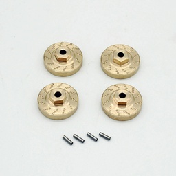 [1826650] Brass 7mm Hexagonal Coupler Connector For Axial SCX24 90081 RC Car Vehicle Models Parts