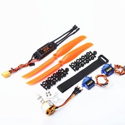 [1827045] A2212 1000KV/1400KV/2200KV Brushless Motor+40A ESC+SG90 9g Servo+8060/6035 Propeller RC Power Combo System for RC Airplane Fixed Wing