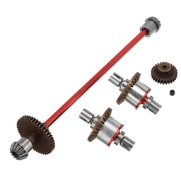 [1836277] WLtoys 144001 Alloy Metal Drive Shaft + Front Rear Differential +Alloy Decelarate Gear RC Car Parts