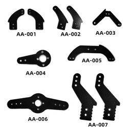 [1838092] 2pcs Steering Gear Push Rod Joint Rocker Arm Rudder Arm Push Rod Connector for RC Airplane Fixed Wing