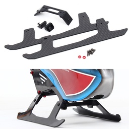[1046848] ALZRC Devil 380 420 FAST RC Helicopter Part Carbon Fiber Landing Skid Set Black