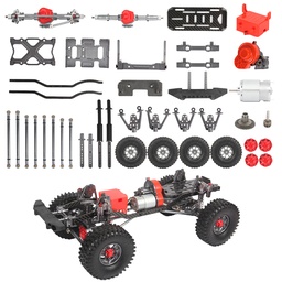 [1842193] RBR/C 1/10 Brushed Alloy Metal RC Car Frame Kit For SCX10 Vehicle Models Parts