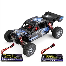 [1843631] Wltoys 124018 1:12 RTR Upgraded 7.4V 2600mAh 2.4G 4WD 60km/h Metal Chassis RC Car Vehicles Models Two/Three Batteries