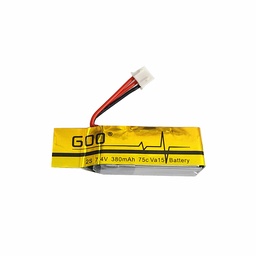 [1849785] 2S 7.4V 380mAh 75C Lithium Battery for OMPHOBBY M1 6CH 3D Flybarless RC Helicopter