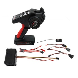 [1850011] Double RC Engine Sound Simulated System Module Speaker Support 2S-4S Lipo With 4CH AX6S Remote Control for RC Crawler Car Truck Boat