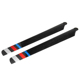 [1851974] 1 Pair Carbon Fiber Main Blade for OMPHOBBY M2 V2 EXP RC Helicopter