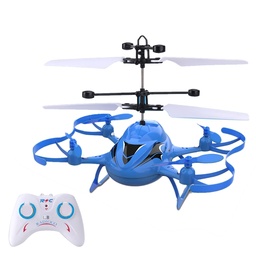[1853236] Mini 4CH RC Helicopter With LED Light Gesture Sensing Hovering Induction Children Gift Outdoor Toys