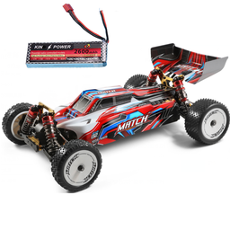 [1856952] Wltoys 104001 RTR Upgraded 7.4V 2600mAh RC Car 1/10 2.4G 4WD 45km/h Metal Chassis Vehicles Models Toys