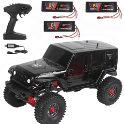 [1859271] RBR/C 1/10 2.4G Metal Chassis RC Car Crawler Off Road Vehicle Models 6000mah Two Three Battery
