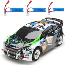 [1860227] Wltoys K989 3/Three Batteries 1/28 2.4G 4WD Brushed RC Car Alloy Chassis Vehicles RTR Model
