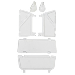 [1861875] F1 F2 1/14 RC Car Spare Windows Transparent Windshield Lights F1-12 Vehicles Model Parts