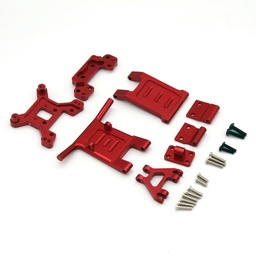 [1863246] Front And Rear Shock Absorber Plate Bumper Set For LC RACING 1/14 EMB-DTH RC Car Off-Road Desert Metal Upgrade Parts