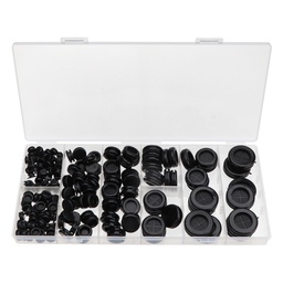 [1863418] 170PCS Rubber Sealing Ring Black Grommets Gasket Assortment Kit O Ring for RC Airplane RC Drone