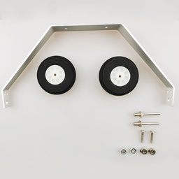 [1864839] A Set 25-40 Class Landing Gear Kit Electronic Aluminum RC Wheel for RC Plane Fixed Wing