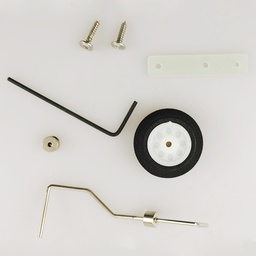 [1864843] A Set 25-40 Class Tail Wheels Three-Points 2mm Aluminum Landing Gear Kit for RC Plane Fixed Wing