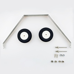 [1864855] A Set 50 Class Landing Gear Kit Electronic Aluminum Landing Skid for RC Plane Fixed Wing