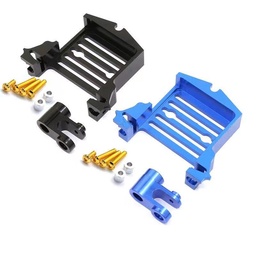 [1869483] Upgraded Metal Servo Bracket Mount w/ Steering Arm Horn for Large X x-Maxx RC Car Vehicles Model Parts