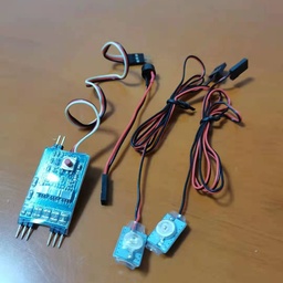 [1874643] RCLander 3.7V-7.4V 2S-3S Super Bright LED Low Voltage Alarm System for RC Airplane FPV Racing Drone